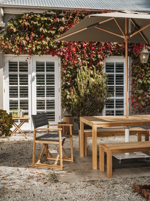 Marina Chair with Linear Table & Bench (4)